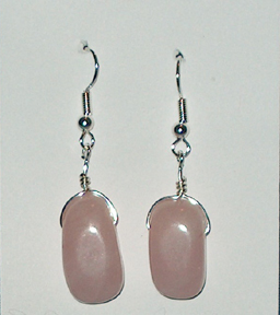Rose Quartz Earrings